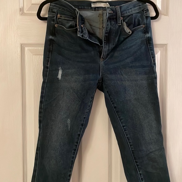 Distressed denim skinnys - Picture 1 of 5